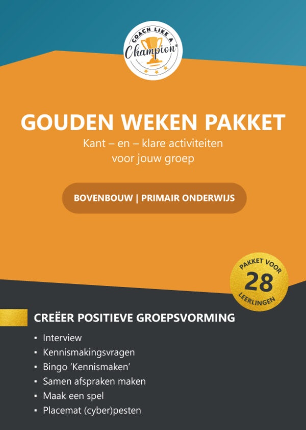 Het Gouden Weken Pakket - Bovenbouw - Primair Onderwijs