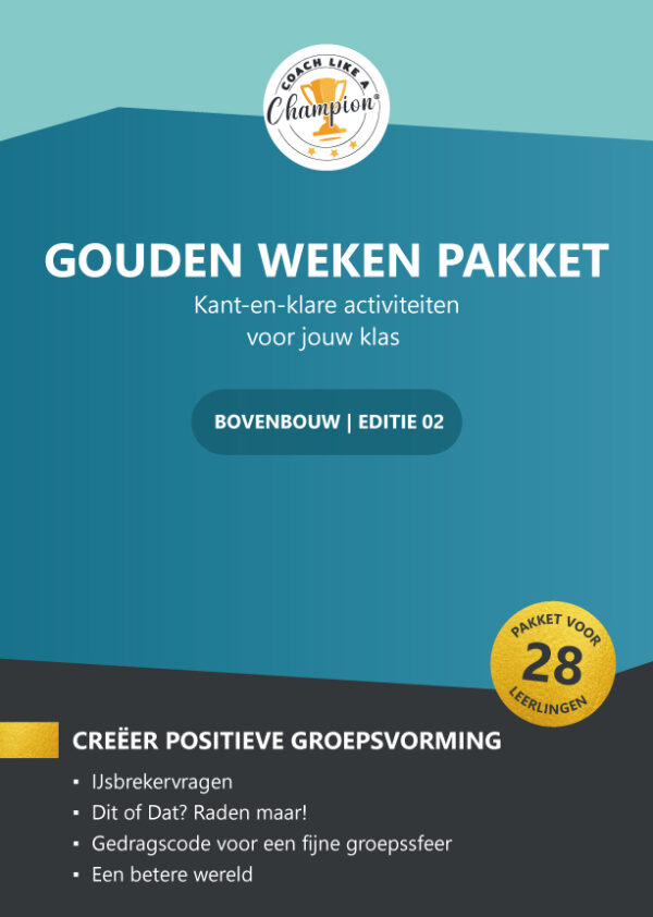 Gouden Weken Pakket VO/MBO - Bovenbouw - Editie 2
