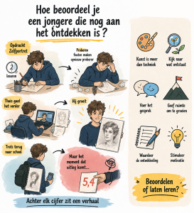 Een cijfer voor Beeldende vorming? Hoe doe je dat?